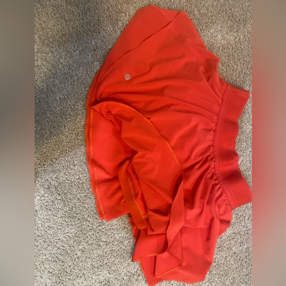 Lululemon High waisted Red Skort